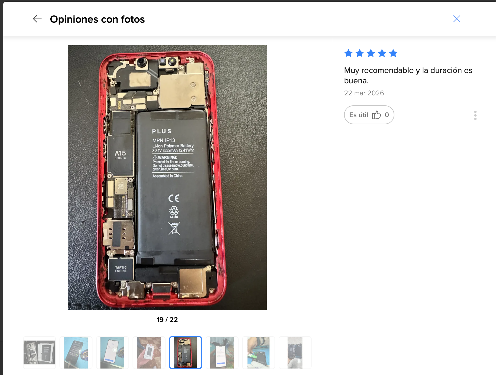 Cliente contento — Muy recomendable y la duración es buena.