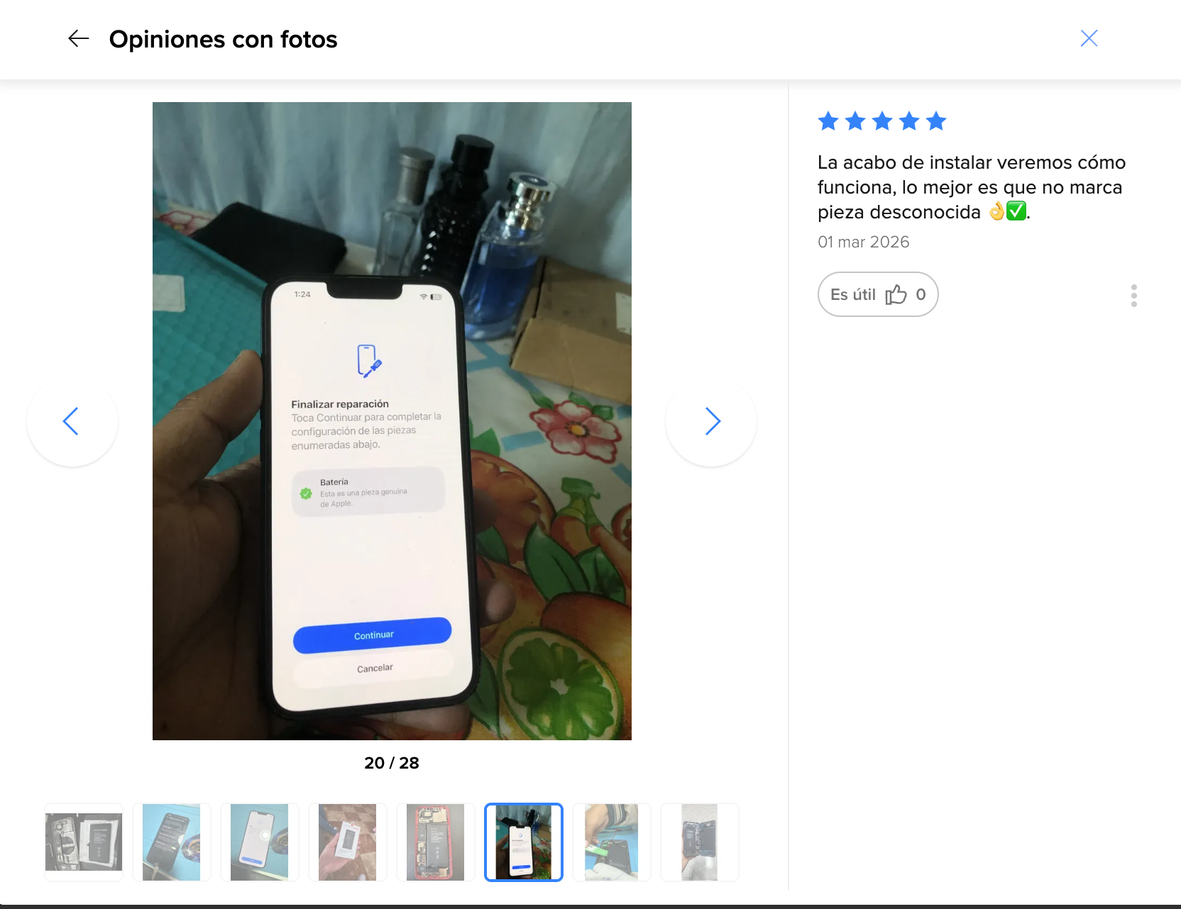 Cliente contento — La acabo de instalar, veremos cómo funci