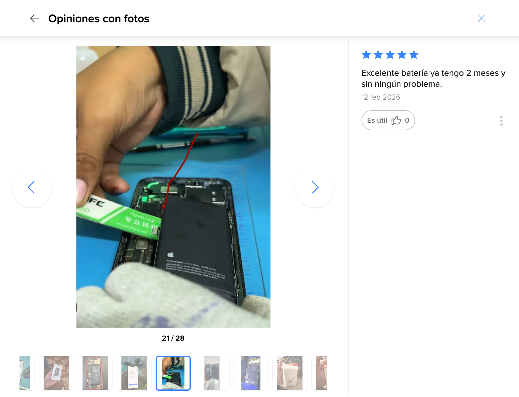 Cliente contento — Excelente batería, ya tengo 2 meses y si