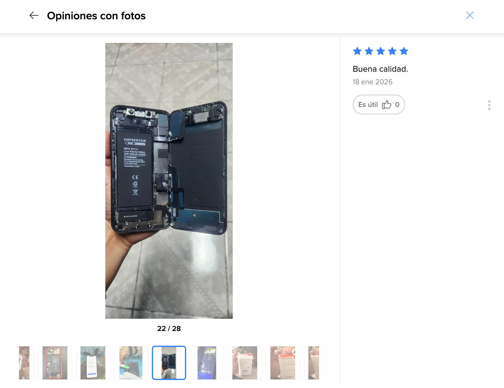 Cliente contento — Buena calidad.