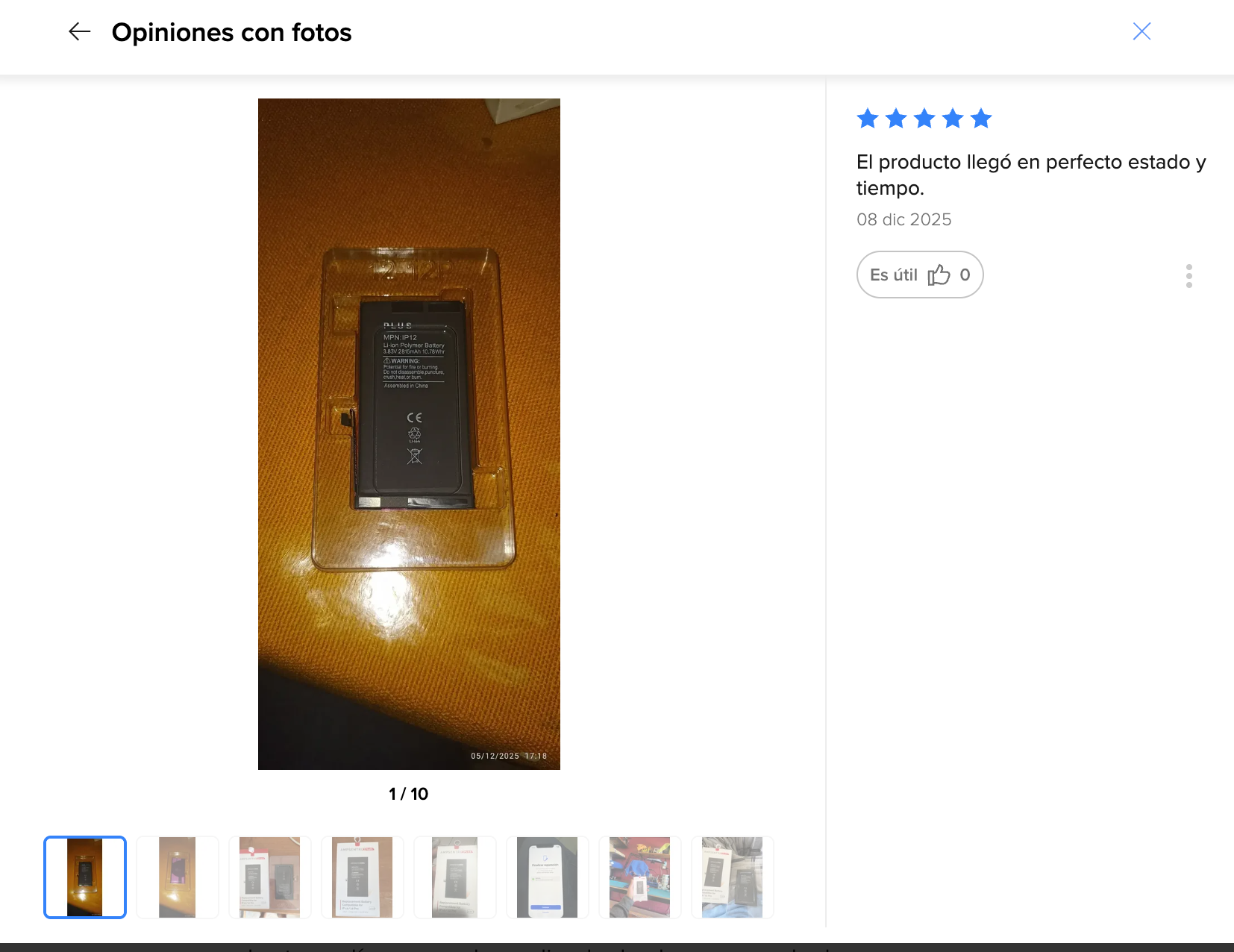 Cliente contento — El producto llegó en perfecto estado y t