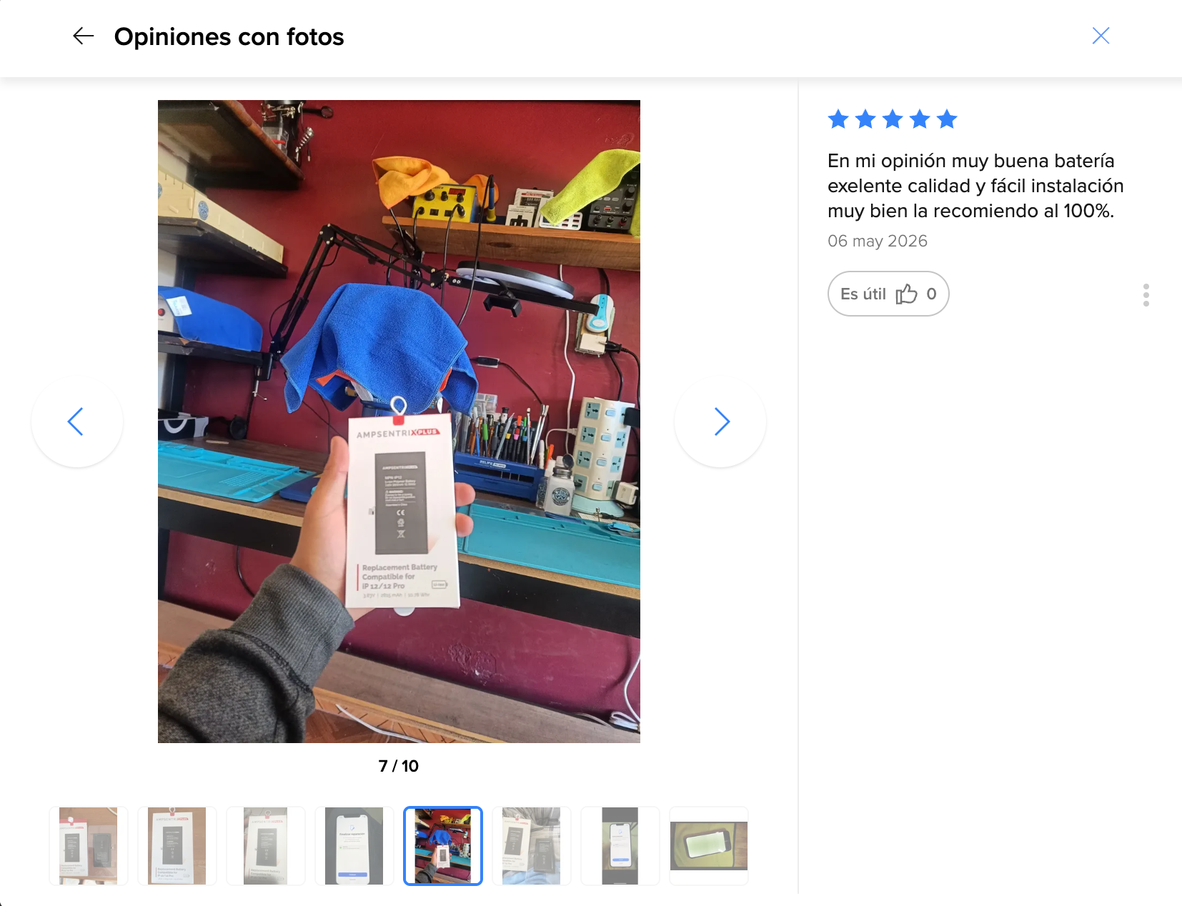 Cliente contento — En mi opinión muy buena batería, excelen