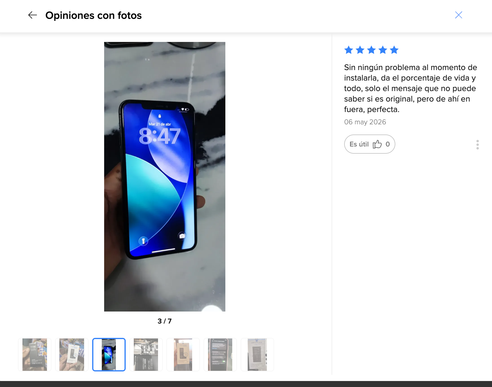 Cliente contento — Sin ningún problema al momento de instal