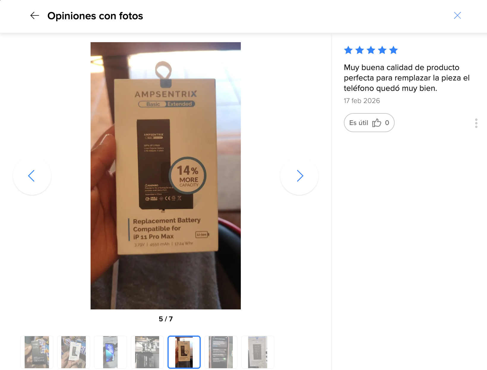 Cliente contento — Muy buena calidad de producto, perfecta 