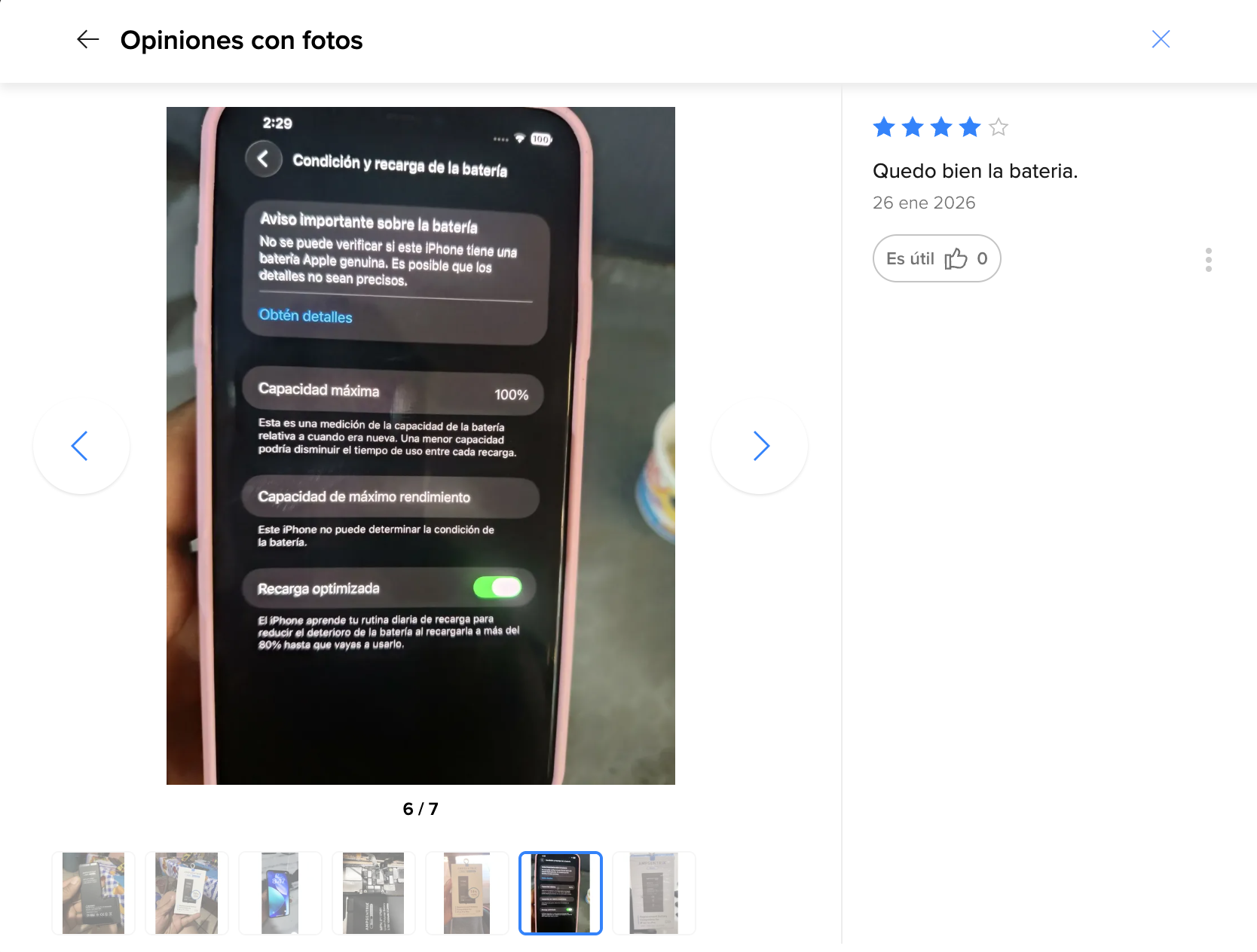 Cliente contento — Quedó bien la batería.